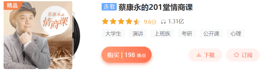 蔡康永的201堂情商课