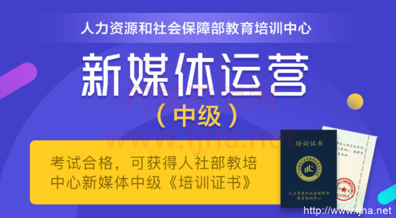 馒头商学院新媒体运营（初级+中级证书班2019版完结）