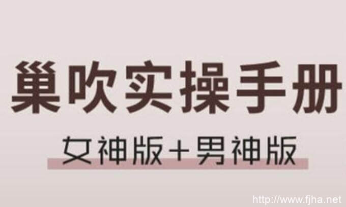 巢吹实操手册（女神+男神版）百度云下载