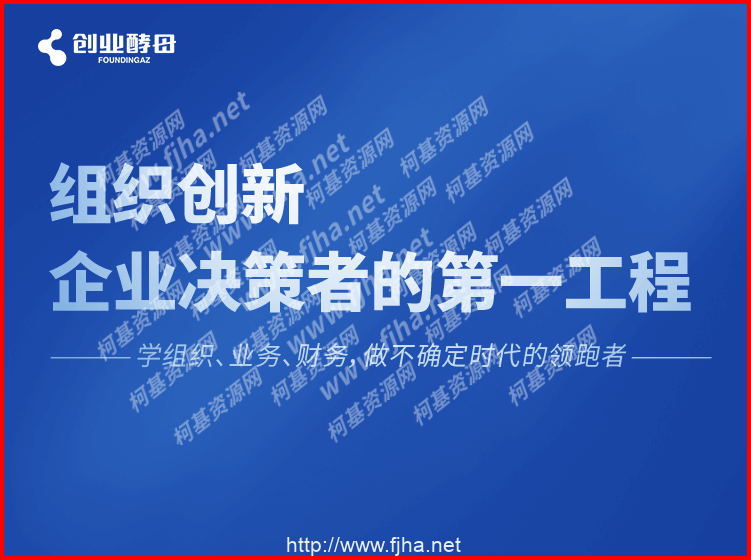 张丽俊2020组织创新·企业‮策决‬者的‮一第‬工程价值1499元（百度云下载