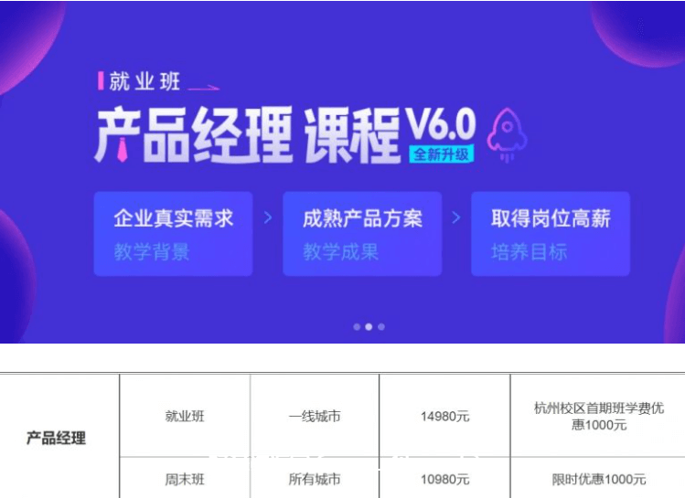 产品经理就业班培训课程
