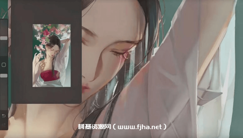 李吉吉古风人物2022年5月的iPad插画课