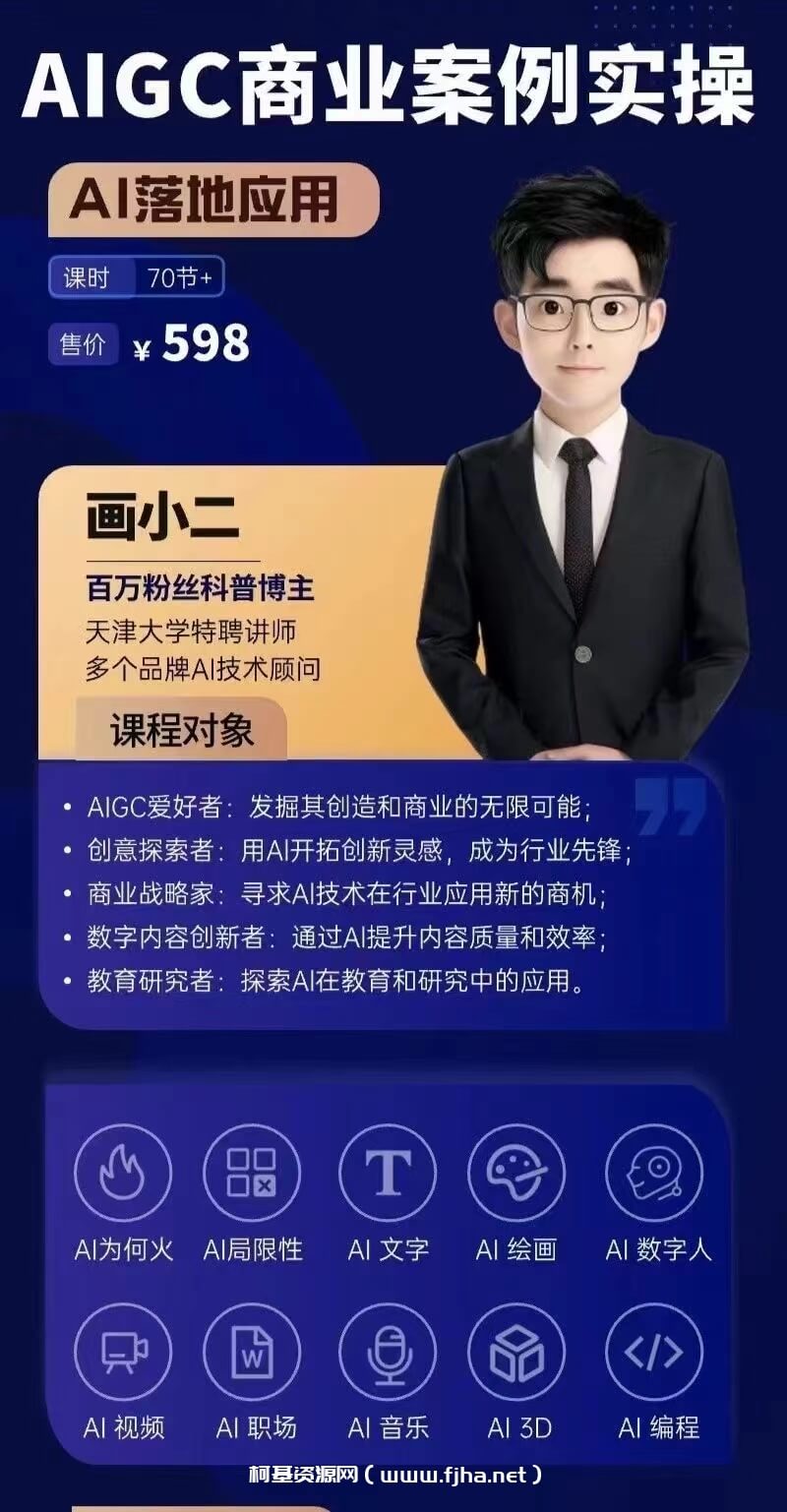 AIGC商业案例实操课